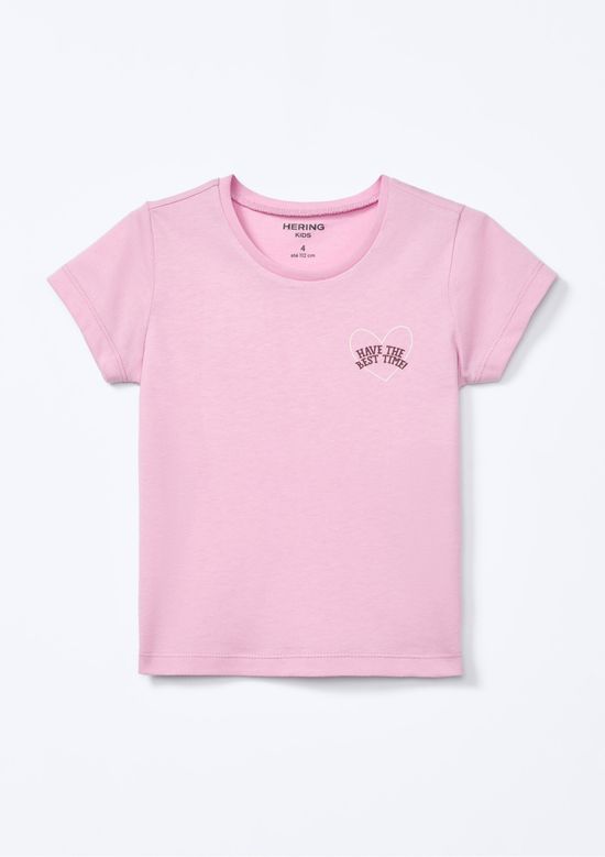 Foto do produto: Blusa Infantil Menina Toddler Com Estampa - Rosa