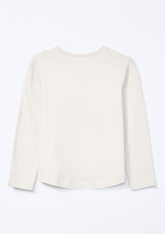 Foto do produto: Blusa Infantil Menina Toddler Com Estampa - Off white