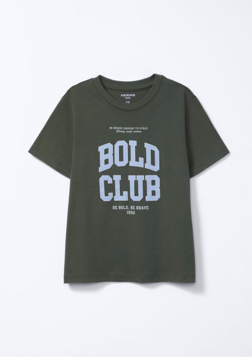 Foto do produto: Camiseta Infantil Menino Manga Curta Com Estampa - Verde
