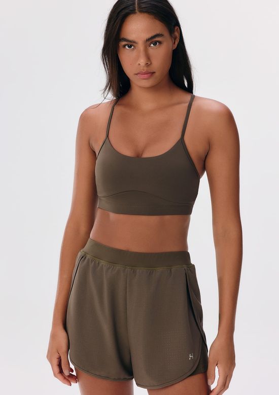 Foto do produto: Top Esportivo Alças Finas - Marrom