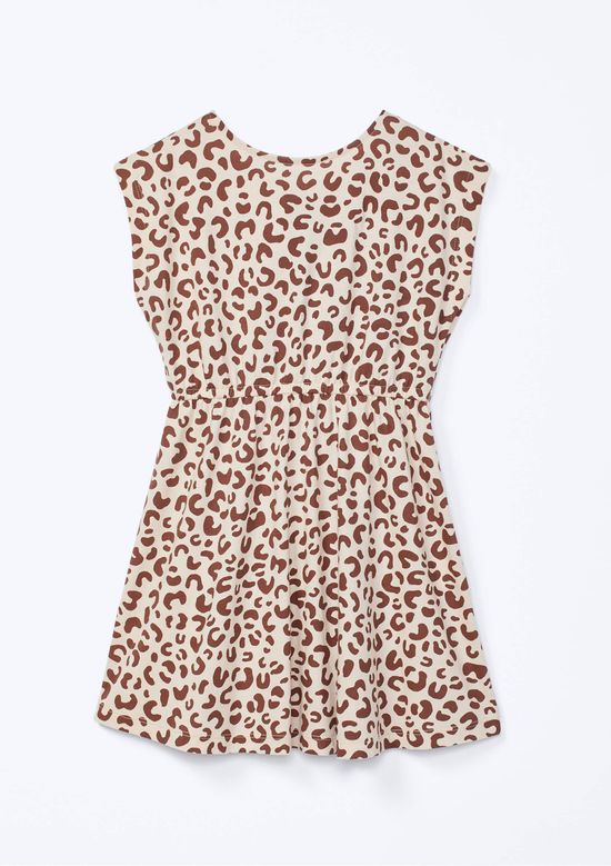 Foto do produto: Vestido Curto Infantil Animal Print - Nude