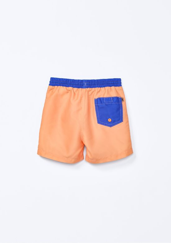 Foto do produto: Shorts Infantil Menino Em Tactel - Laranja