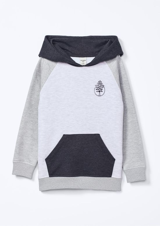 Foto do produto: Blusão Infantil Menino Comfort Com Capuz - Cinza
