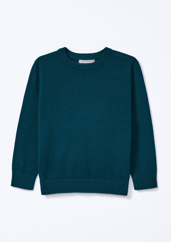 Foto do produto: Blusão Infantil Menino Regular Com Decote Redondo - Verde