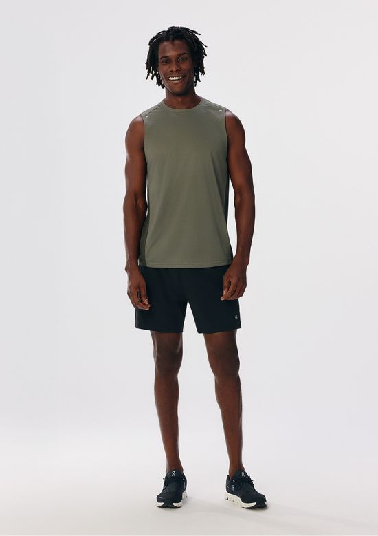 Foto do produto: Regata Esportiva Masculina Secagem Rápida - Marrom