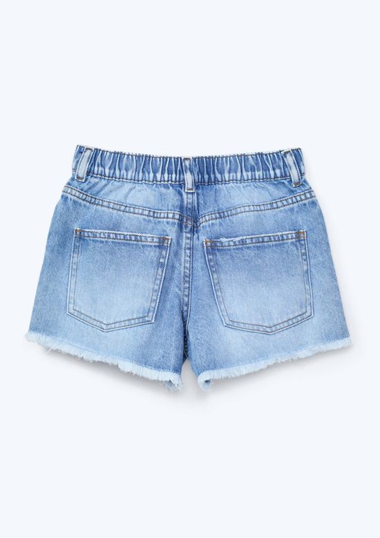 Foto do produto: Shorts Jeans Infantil Menina - Azul