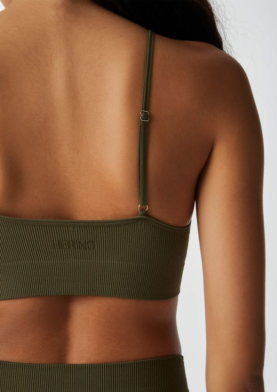 Foto do produto: Top Básico Sem Costura Canelado - Verde