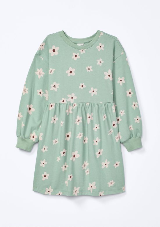 Foto do produto: Vestido Infantil Manga Longa Estampado - Verde
