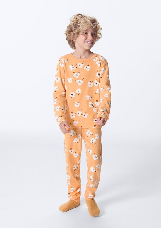 Foto do produto: Pijama Infantil Estampado - Laranja