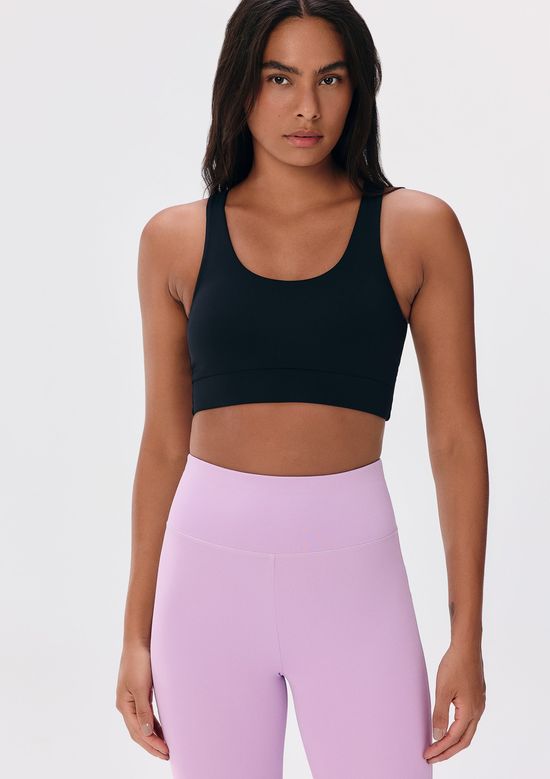 Foto do produto: Top Esportivo Cruzado Compressão Média - Preto