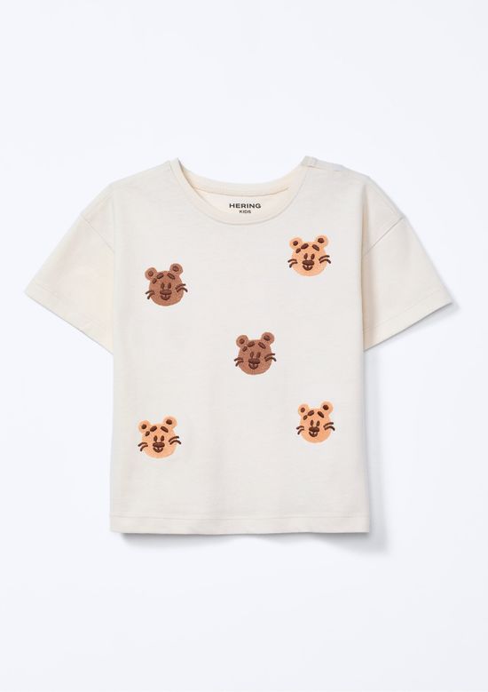 Foto do produto: Blusa Infantil Menina Toddler Com Apliques - Creme