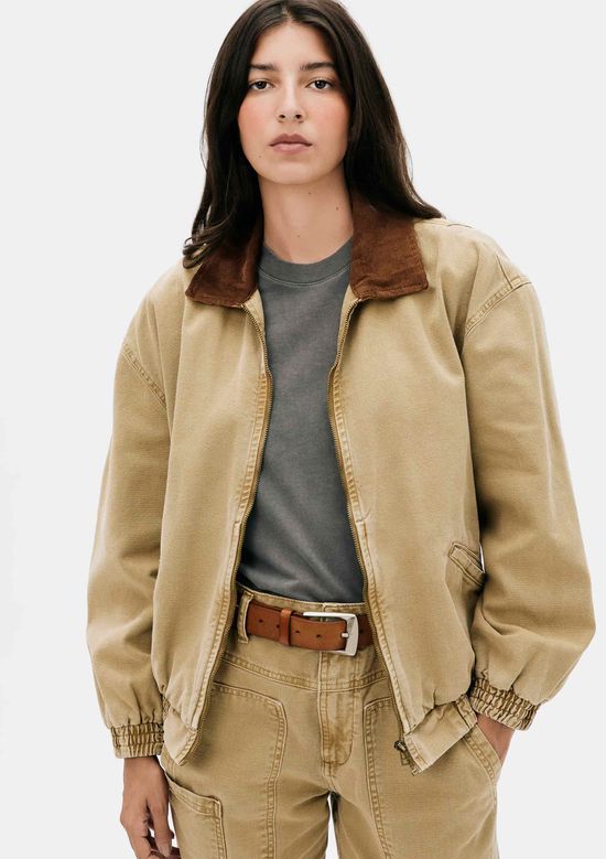 Foto do produto: Jaqueta Feminina Em Sarja 1880 - Caqui