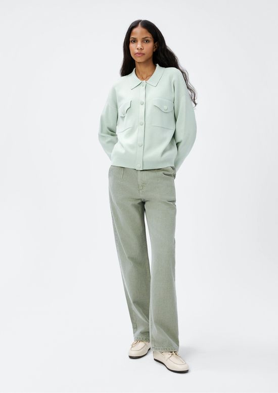 Foto do produto: Cardigan Feminino Em Tricô - Verde