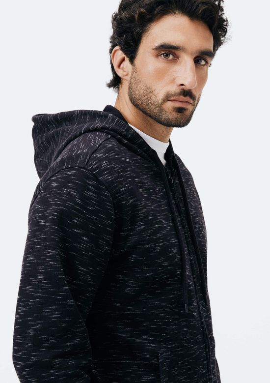 Foto do produto: Jaqueta Masculina Em Moletom Jet Peluciado - Preto
