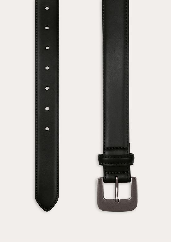 Foto do produto: Cinto Feminino De Couro Fivela Quadrada - Preto