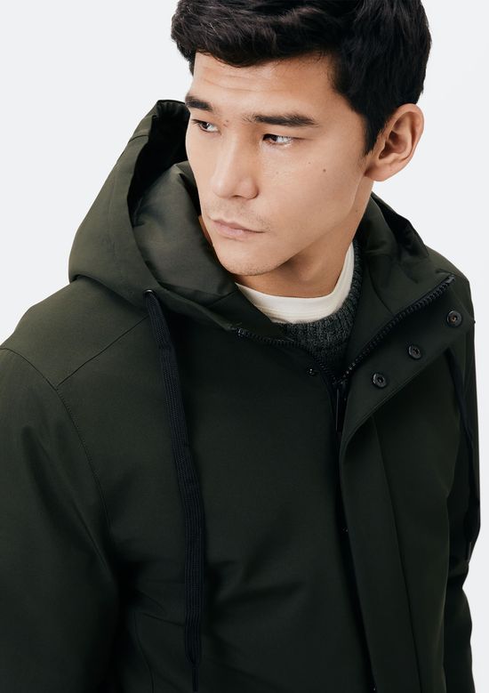Foto do produto: Jaqueta Parka Masculina Com Capuz - Verde