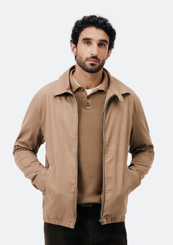 Foto do produto: Jaqueta Masculina Reta Em Sarja - Marrom