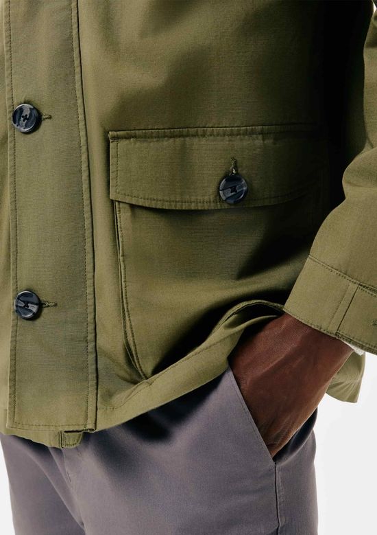 Foto do produto: Parka Masculina Reta em Sarja - Verde