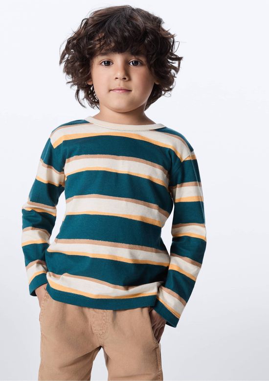 Foto do produto: Camiseta Infantil Menino Toddler Estampada - Azul