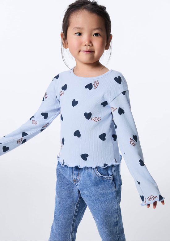 Foto do produto: Blusa Infantil Menina Toddler Estampada - Azul
