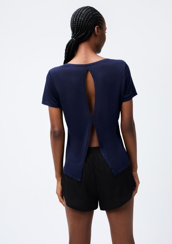 Foto do produto: Camiseta Esportiva Feminina Básica Easy Care - Azul
