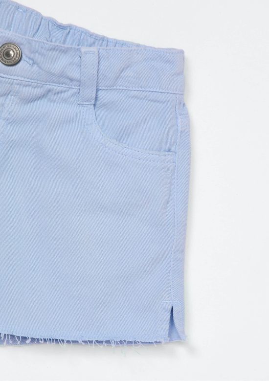 Foto do produto: Shorts Infantil Menina Em Sarja - Azul