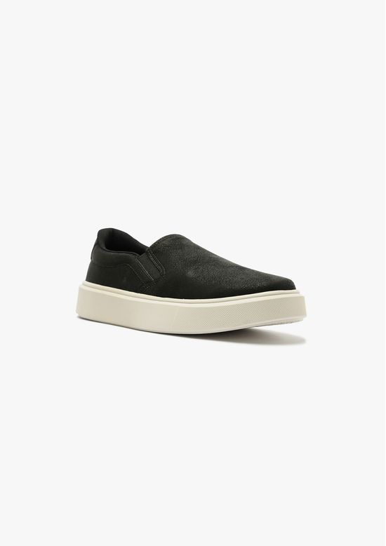 Foto do produto: Tênis Masculino Slip On Couro - Preto