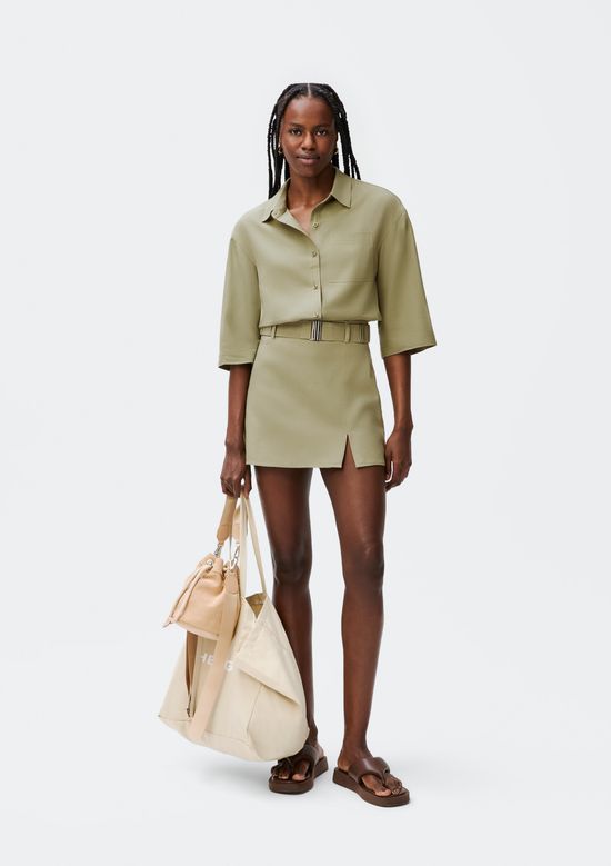 Foto do produto: Shorts Saia Com Cinto - Verde