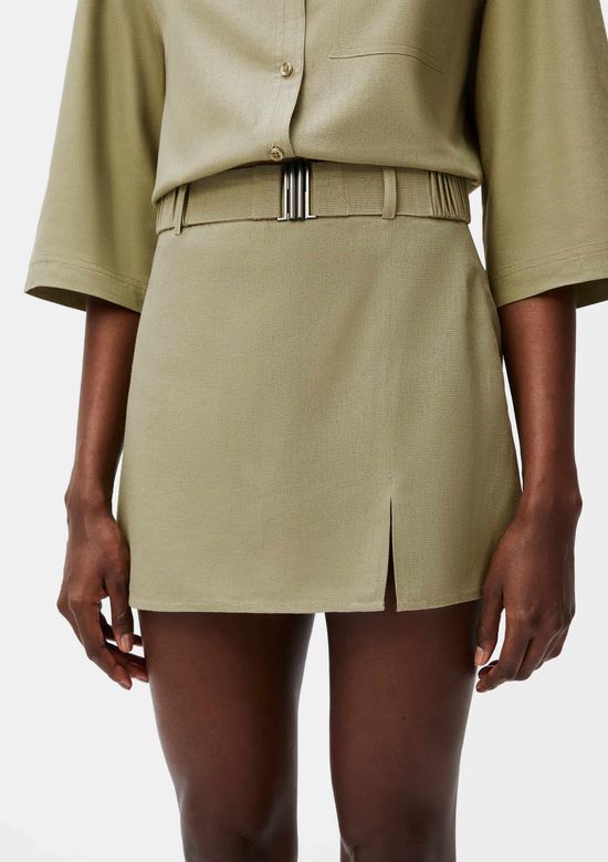 Foto do produto: Shorts Saia Com Cinto - Verde