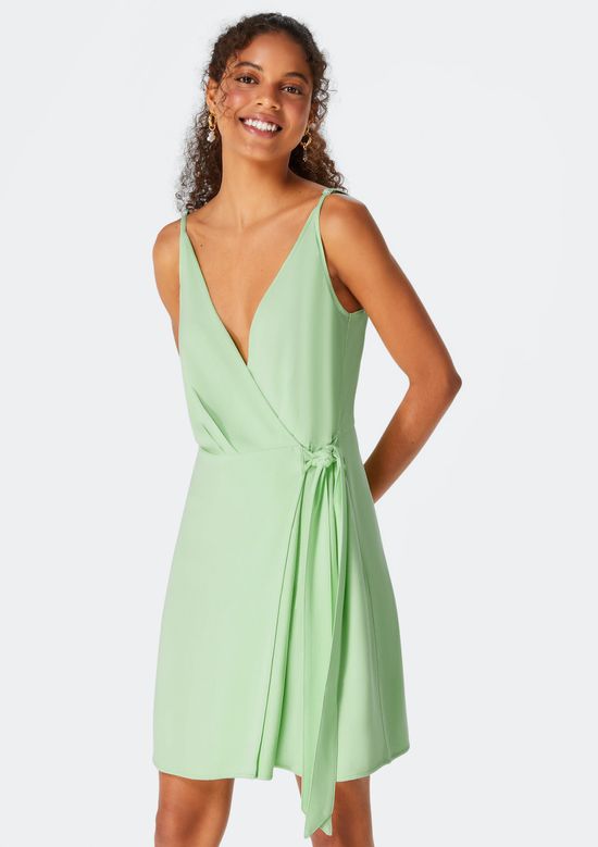 Foto do produto: Vestido Curto Transpassado - Verde
