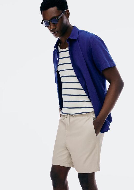 Foto do produto: Shorts Masculino Com Amarração - Bege