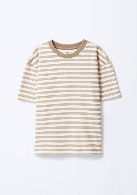 Foto do produto: Camiseta Infantil Menino Fio Tinto Oversized - Bege
