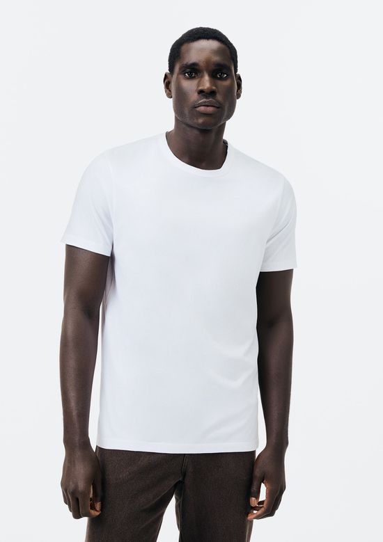 Foto do produto: Camiseta Masculina Slim Algodão Peruano Soft Touch - Branco