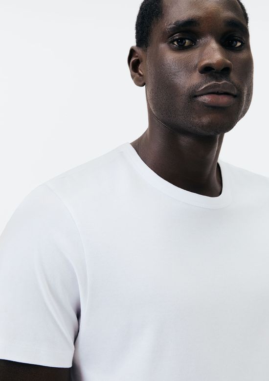 Foto do produto: Camiseta Masculina Slim Algodão Peruano Soft Touch - Branco