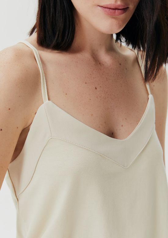 Foto do produto: Pijama Feminino Curto Em Viscose - Off white