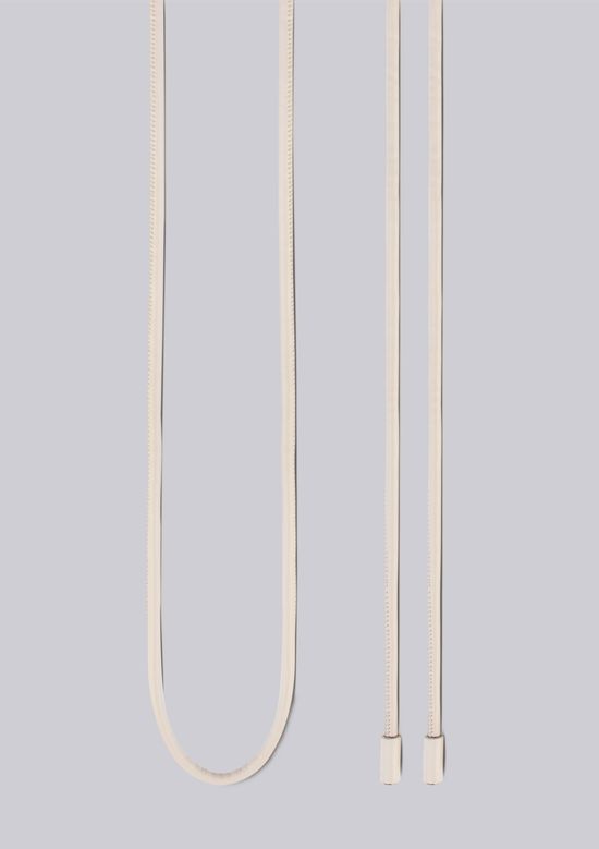 Foto do produto: Cinto Feminino Fino Cordão - Creme