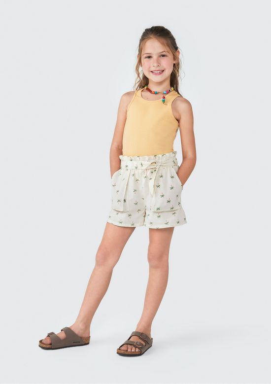 Foto do produto: Shorts Infantil Menina - Bege