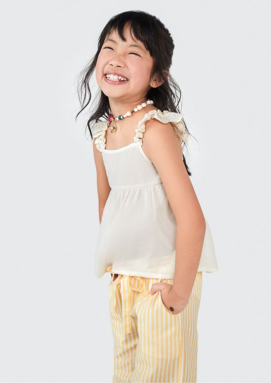 Foto do produto: Regata Infantil Menina - Bege