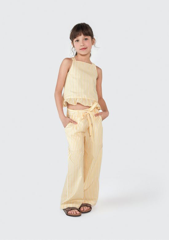Foto do produto: Regata Infantil Menina - Amarelo