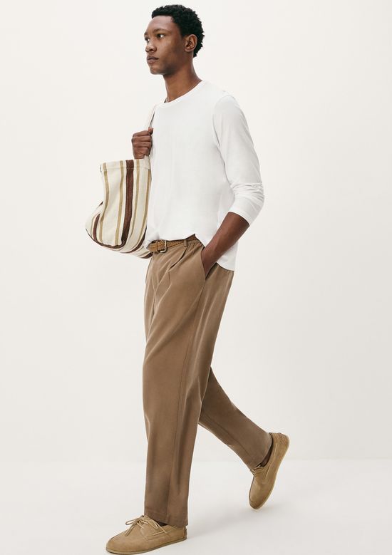 Foto do produto: Camiseta Básica Masculina Manga Longa World - Branco