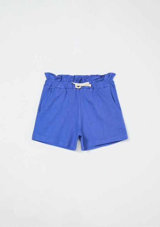 Foto do produto: Shorts Básico Infantil Menina Clochard Em Moletom - Azul