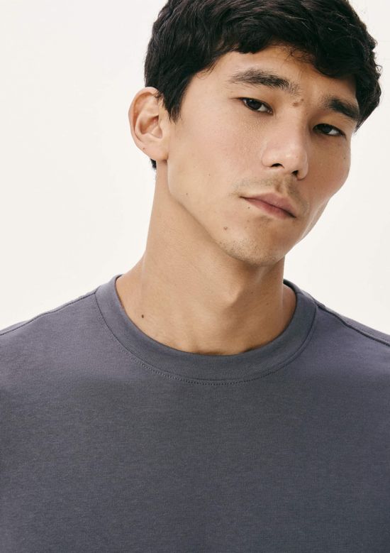 Foto do produto: Camiseta Masculina Manga Curta Em Algodão Peruano - Azul
