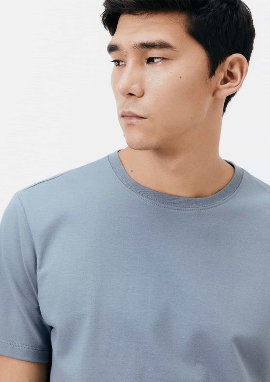Foto do produto: Camiseta Básica Masculina Super Cotton Comfort - Azul