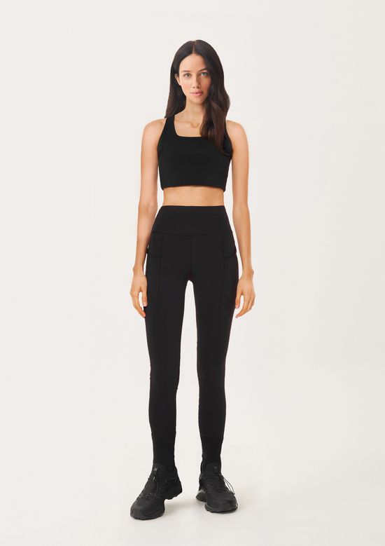 Foto do produto: Calça Legging Feminina Esportiva Corte A Laser - Preto
