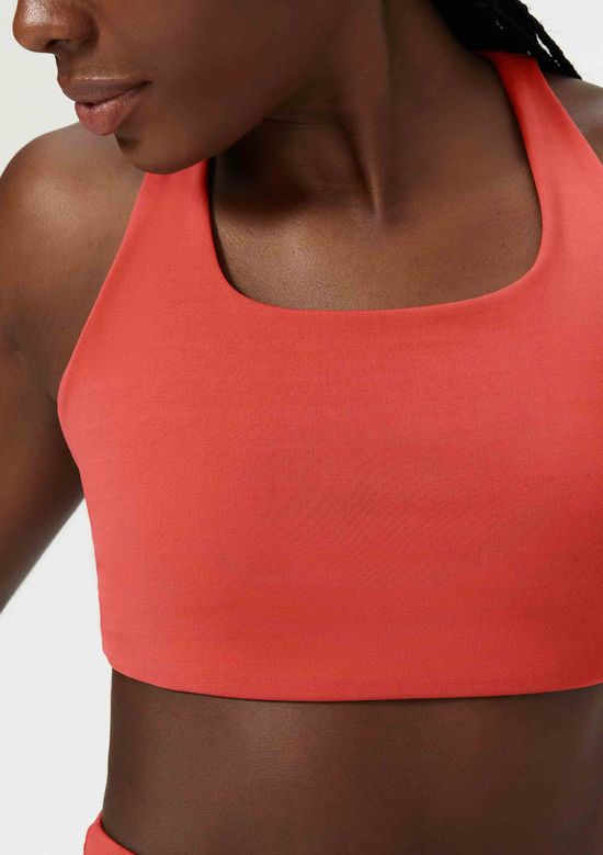 Foto do produto: Top Esportivo Feminino Hero Com Fio LYCRA® - Vermelho