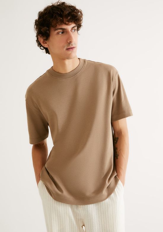 Foto do produto: Camiseta Masculina Manga Curta Em Malha Tech - Marrom