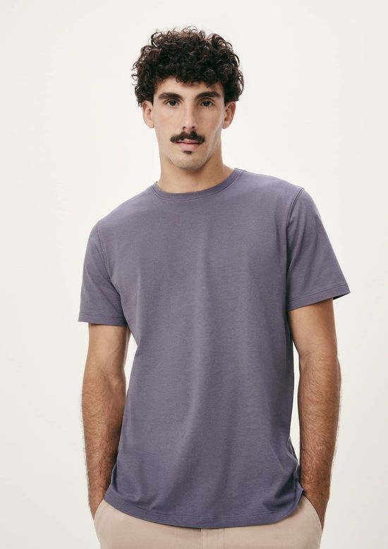 Foto do produto: Camiseta Básica Masculina Manga Curta Pima - Azul