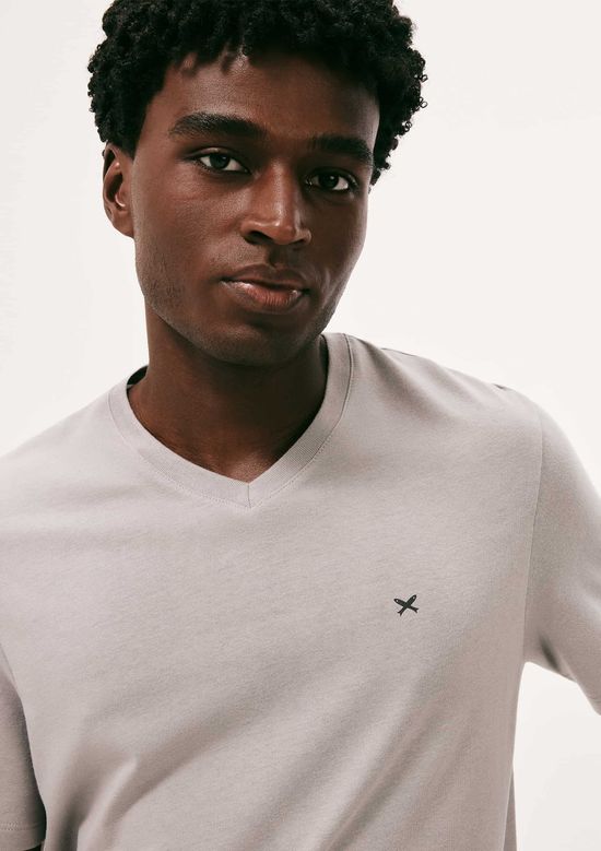 Foto do produto: Pijama Masculino Curto Em Algodão - Cinza