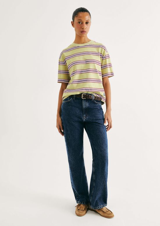 Foto do produto: Calça Jeans Feminina Wide Leg Cintura Média - Azul
