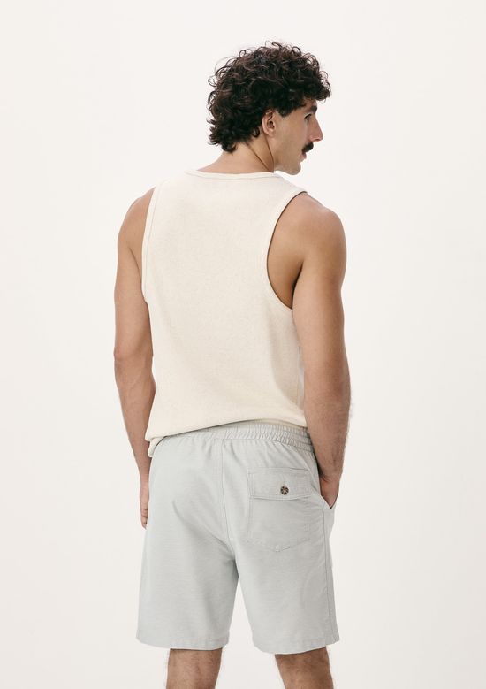 Foto do produto: Bermuda Masculina Reta Fio Tinto - Azul